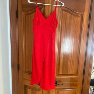 Tie-back Lulu’s midi dress